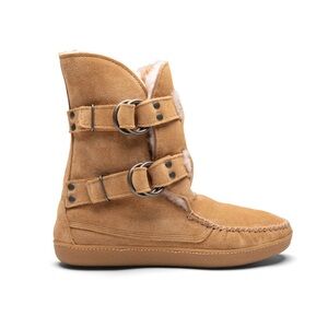 Quoddy Maine Twinstrap Fur Lined Ring Boot | Size 8.5